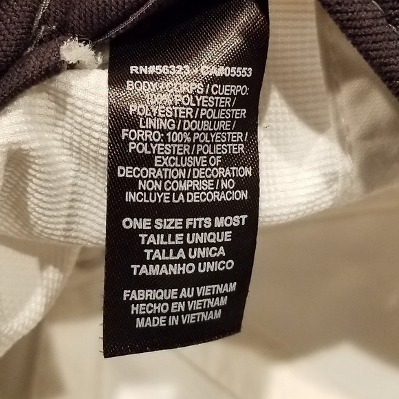 Nike Golf Hat Strap Back White Black Swoosh Lightweight Adjustable Tennis Run - Picture 8 of 9